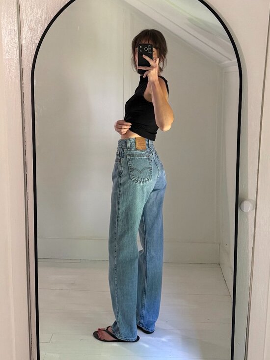 Levi's Denim - Levi's 560 Vintage '97 Loose Fit Straight Leg Jeans Size 3 JR. M